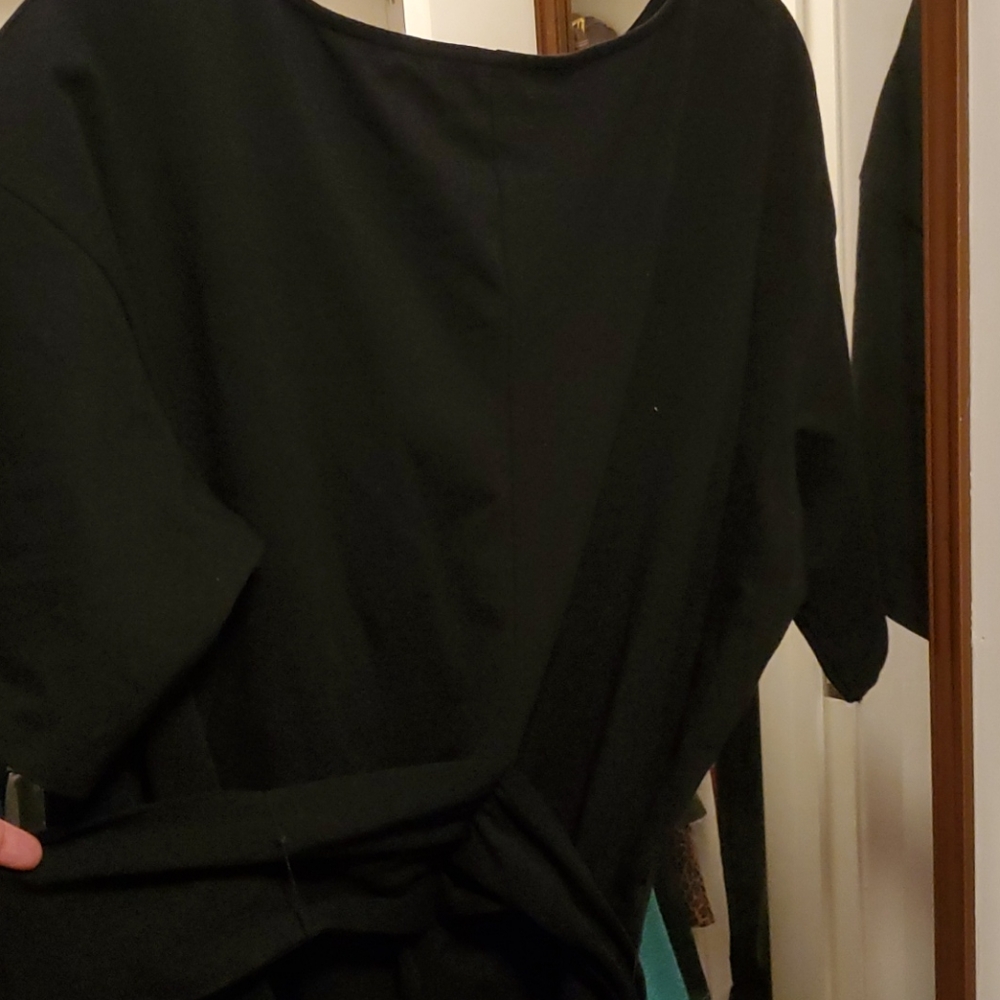 Eloquii Belted Boatneck Tee Dress - Picture 5 of 6